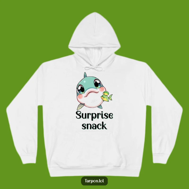 Funny Tarpon Spotting Hoodie: Cozy Amazed Fish Design, Warm and Funny Gift Apparel