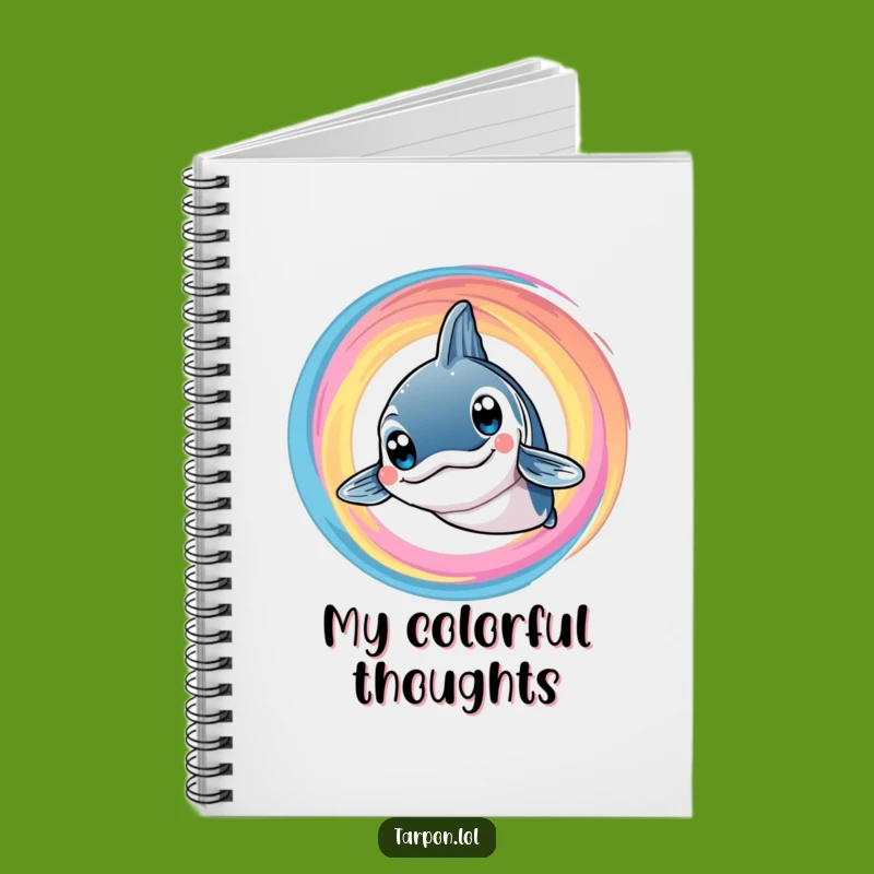 Funny Tarpon Swirl Notebook: Bright Ideas - Humorous Journaling Companion